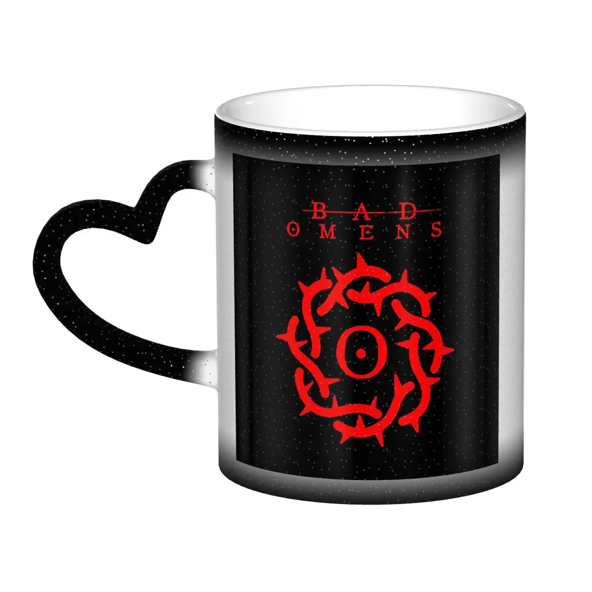 Bad Omens Band Logo Mug Funny Ceramic Coffee Cups Tea Mugs Milk Cup Drinkware Gift for Woman Man