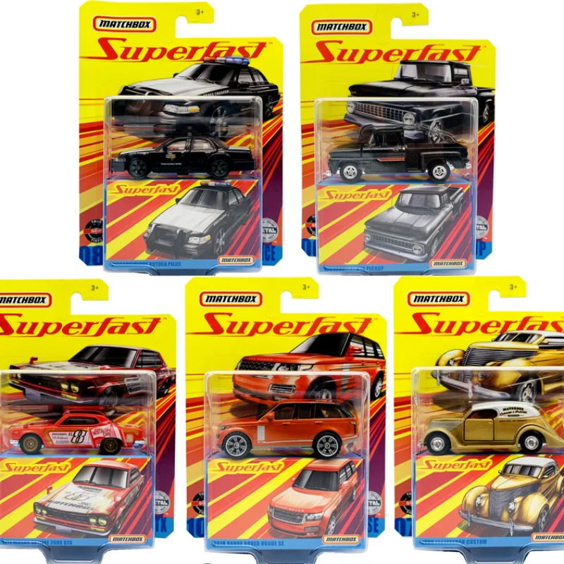 

Matchbox cars 1:64 Superfast series Land Rover Nissan Skyline pick up Rubber tire 2020 collection car model toys gifts