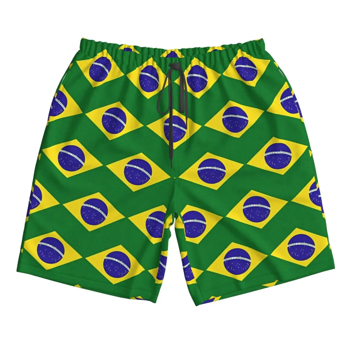 

Brazilian Flag Brazil Trunks Beach Board Shorts Casual Quick Dry Swim Summer Men Pants
