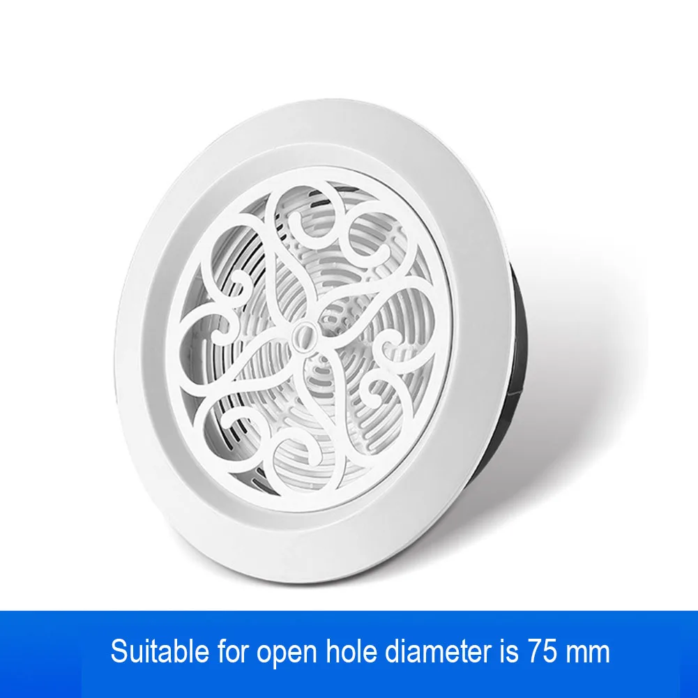 Cover Air Vent Home Improvement Air Vent Cover Grill Outlet Round Ventilation Wall Hole Air Vent 75/100/125/150/200mm