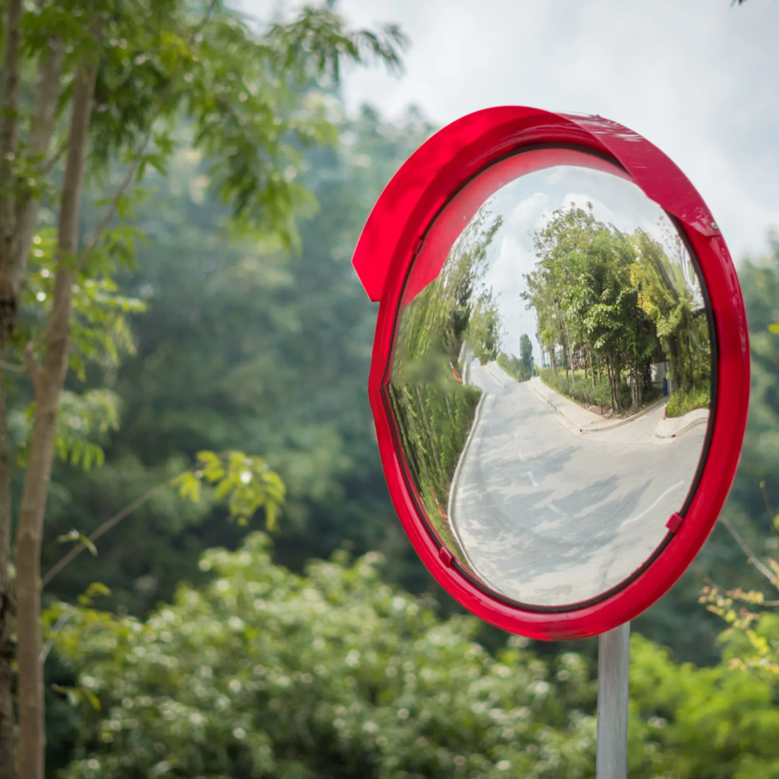 

Traffic Corner Mirror Convex Security Panoramic High Quality Material Undistorted Visibility Reduction Driveways