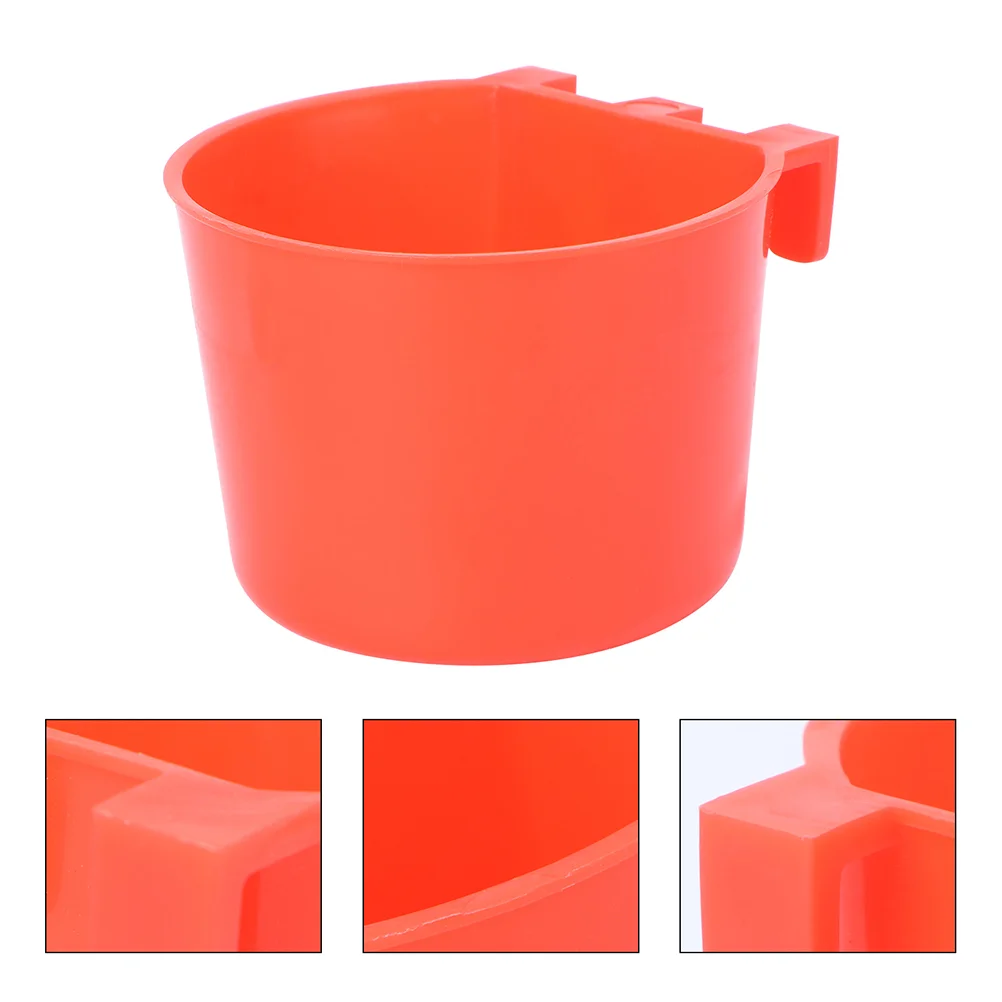 

12 Pcs Bird Trough Parrot Bowl Squirrel Feeder Water Cage Birds Plastic Feeders