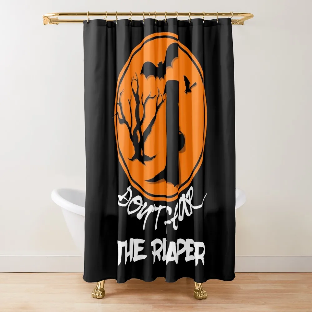 Creepy Scary Halloween Art Don't Fear The Reaper 3D Art Shower Curtain Bathroom For Shower Bathroom And Shower Curtain