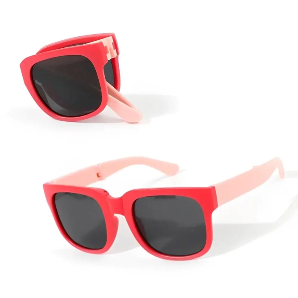 Trendy Outdoor Sunglasses Square Frame UV 400 Travel Goggle Children Eyewear for Toddler Boys and Girls
