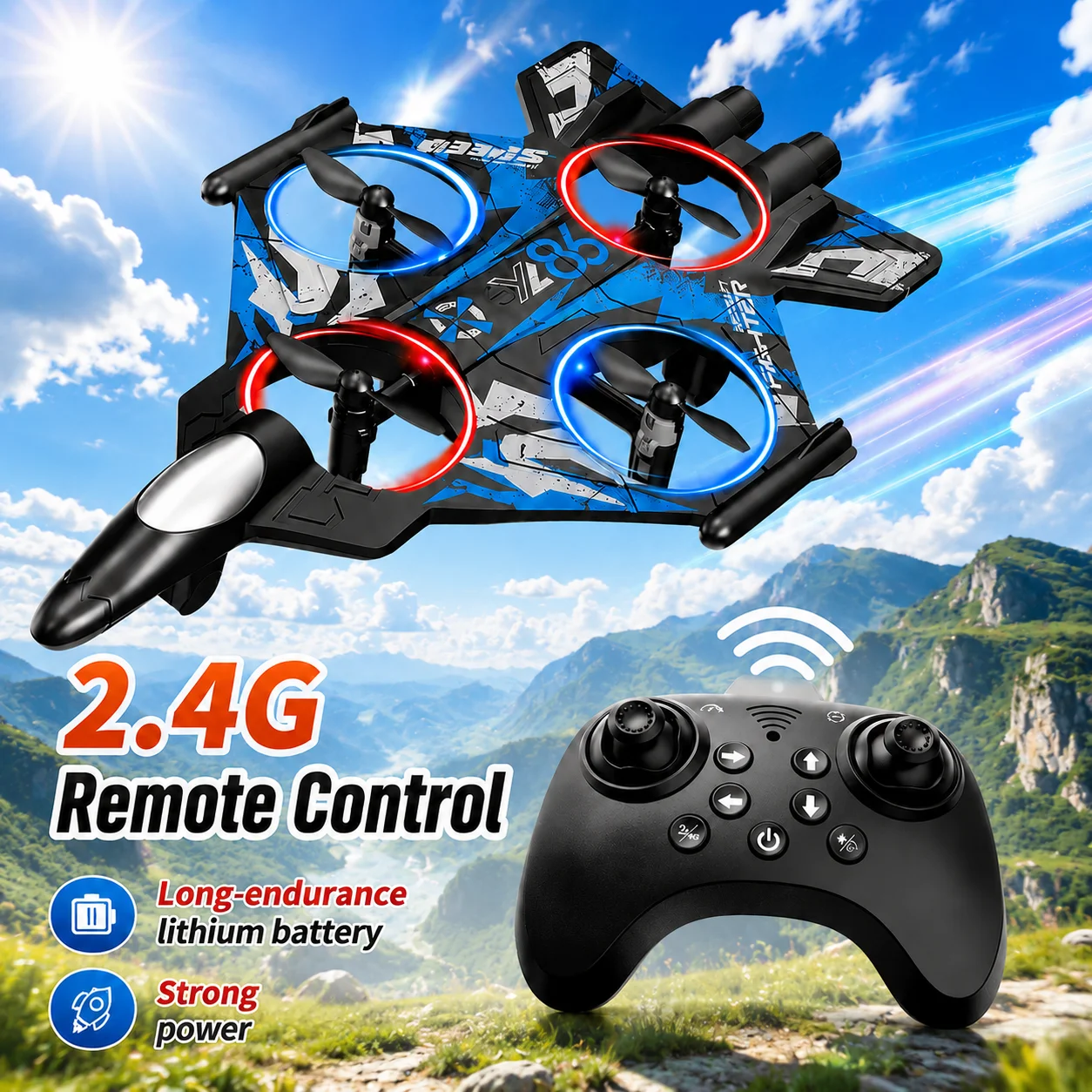 Mini dron con luz LED, increíb - Photography Lighting For Beginners reseña y precio