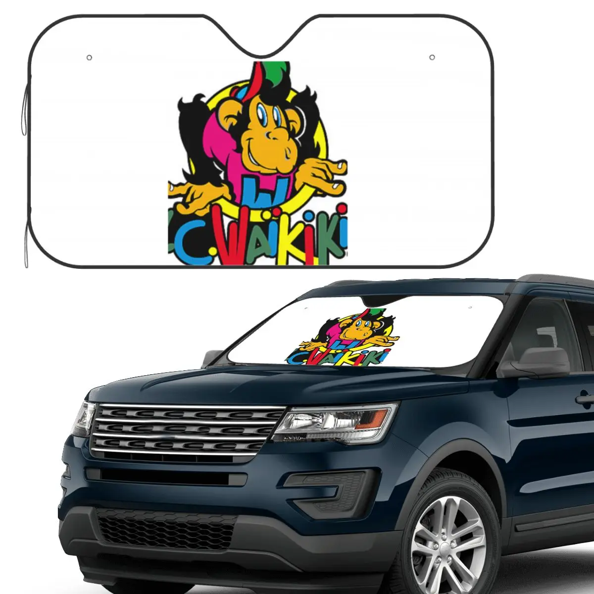 

Monkey Lc Waikiki Singe солнцезащитный козырек лобовое стекло автомобиля переднее лобовое стекло окно солнцезащитный козырек аксессуары чехлы
