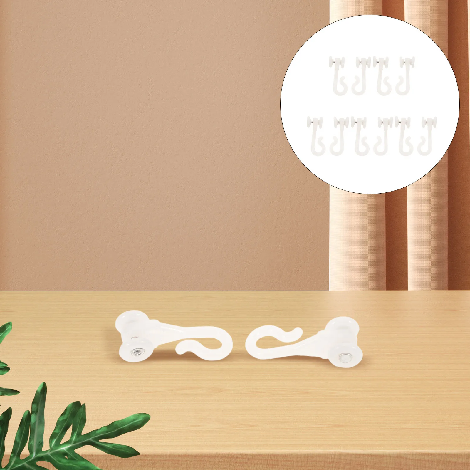 

10 шт., потолочные крючки с москитной сеткой, U-образные направляющие для навеса, подвесные планеры для кровати, купольная сетка, направляющие, система, шкивы, простая установка, дом