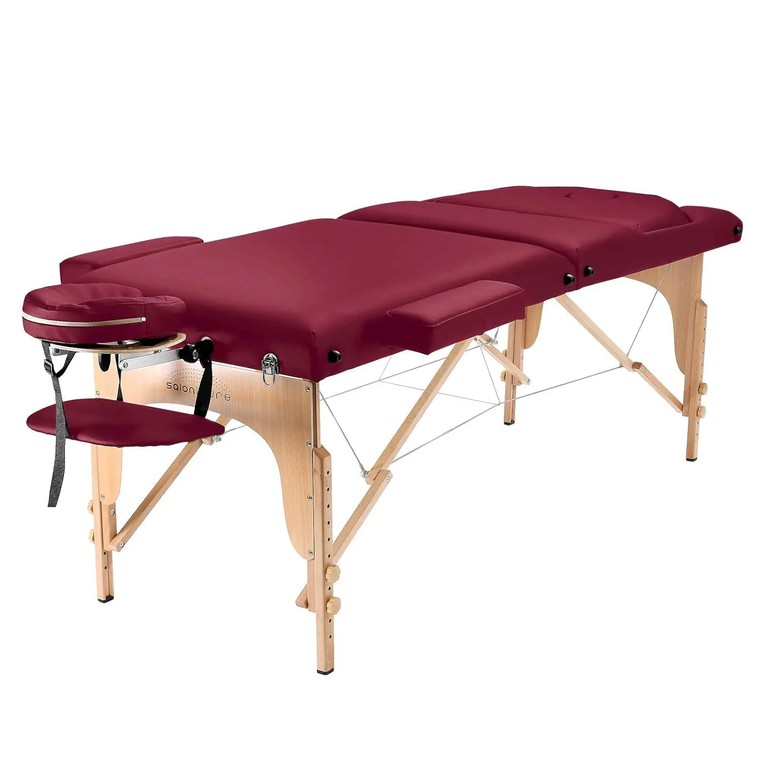 Table de massage portable professionnelle avec dossier