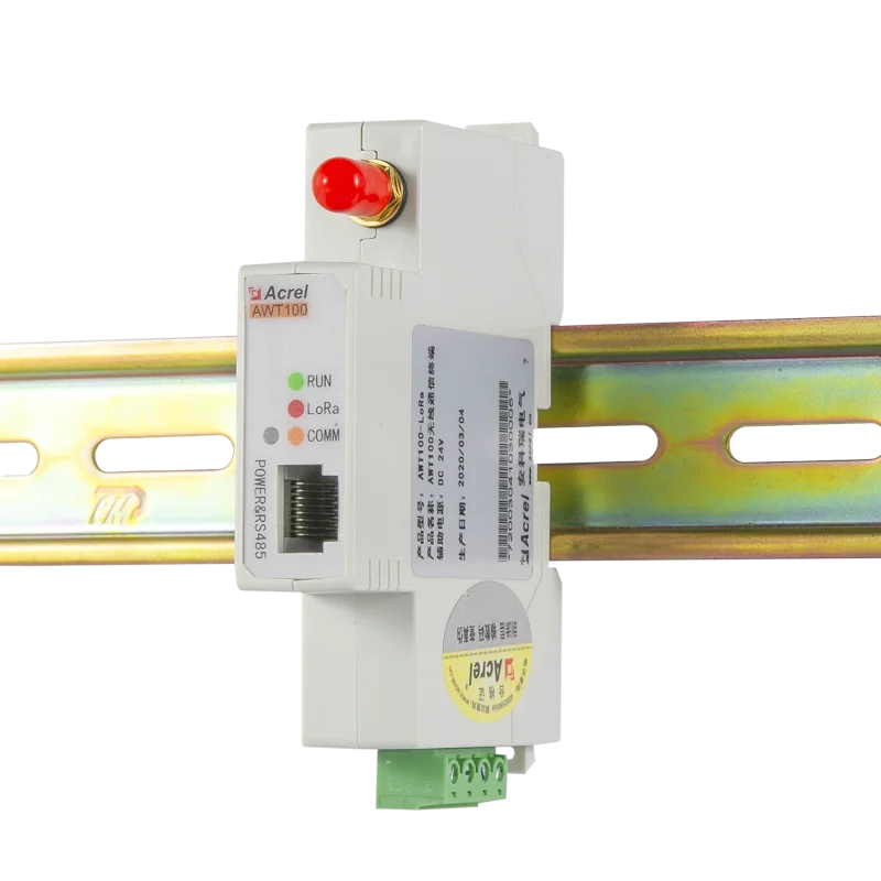 

AWT100-4G Smart Device Din Rail Wireless Communication Terminal 4G LoRa LoRaWAN Wifi Ethernet Smart Gateway Energy Meters