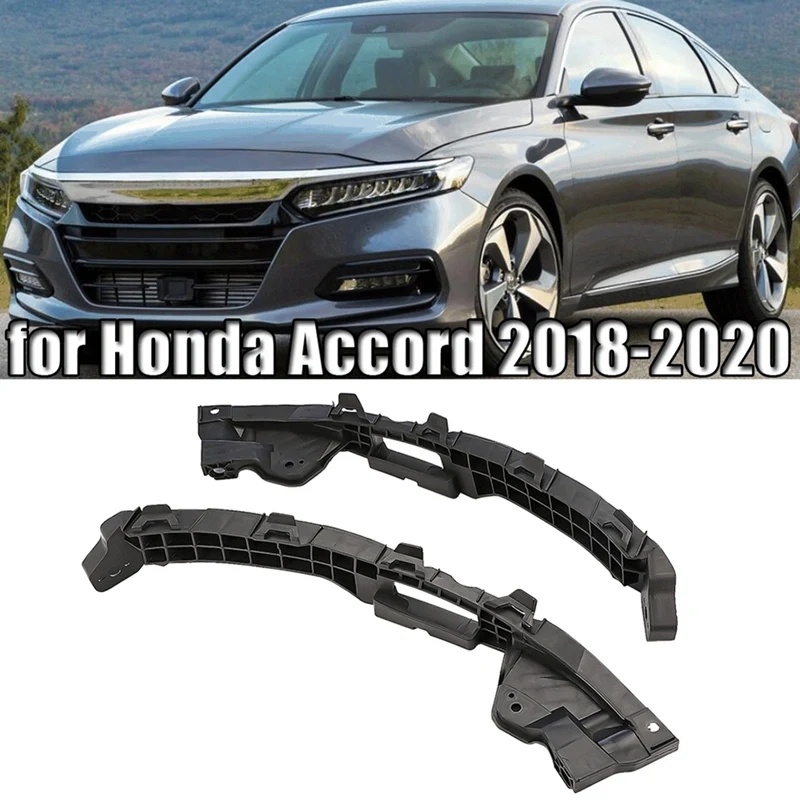 

1Pair Bumper Headlight Bracket 71190-TVA-A0071140-TVA-A00 For Honda Accord Sedan 2018-2020 Front Beam Mount Support Replacement