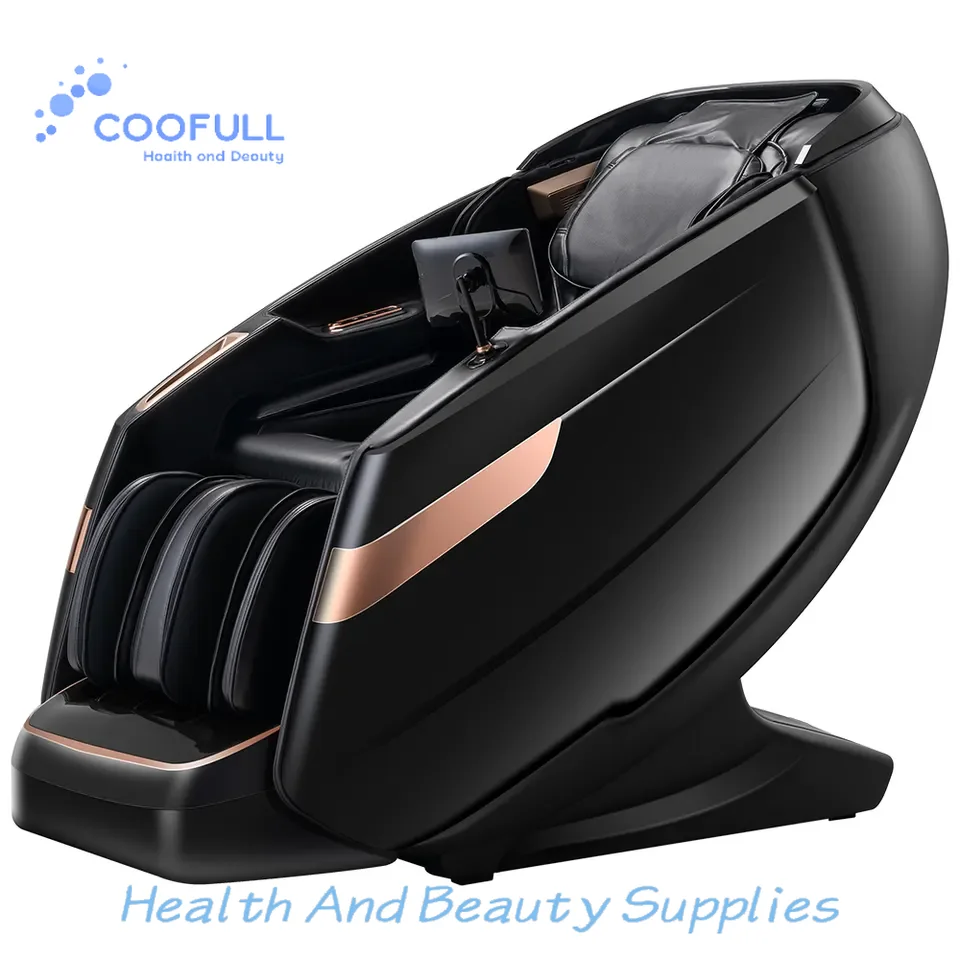 Coofull 5D Massage Chair,Full Body Zero Gravity Recliner Chair with Smart Large Screen Bluetooth Heat Foot Roller