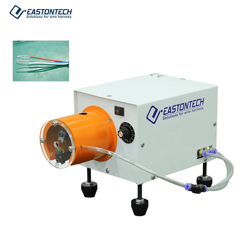Pneumatic Rotary Multi Core Wire Stripping Machine Rubber Wire Stripping Twisting Machine For Wire Harness Processing Equipment