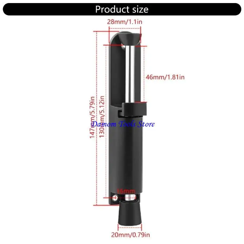 57BE 2pcs Sturdy Door Kickstands With Telescopic Spring For Stability Daily Use