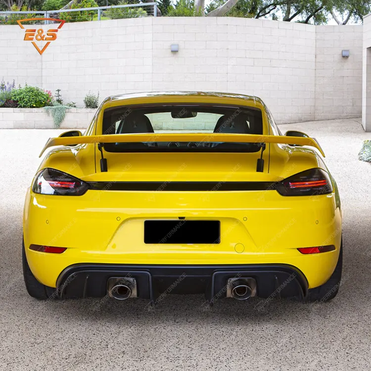 For Porsche 718 Rear Diffuser Upgrade to GT4 Style Rear Diffuser