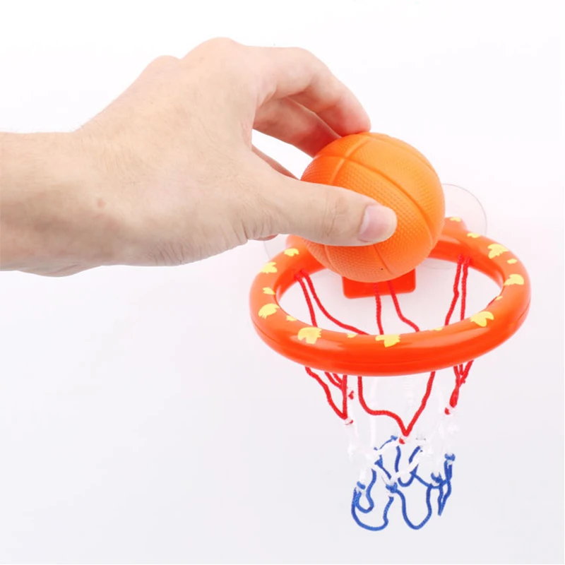 Baby Bath Toy Suction Cup Shooting Basketball Hoop With 3 Ball Bathroom Bathtub Shower Toy Kids Outdoor Play Water Game Toy Set