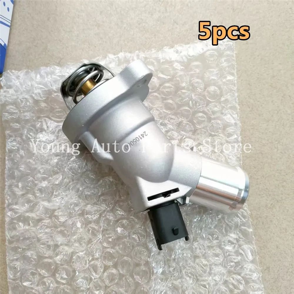 5PCS Thermostat For Cruze Aveo Orlando Trax Fiat Croma Vauxhall Opel Astra Zafira Signum Vectra Insignia 96984104