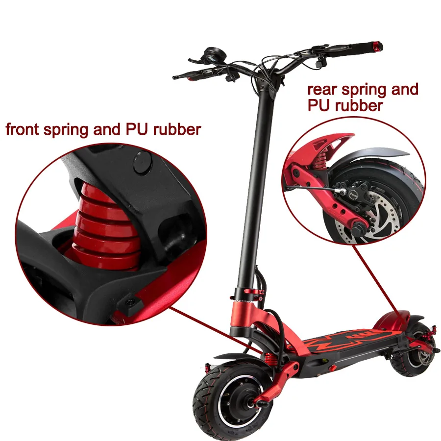 Spring Suspension Shock Absorber Front and Rear for Kaabo Mantis 10inch Electric Scooter