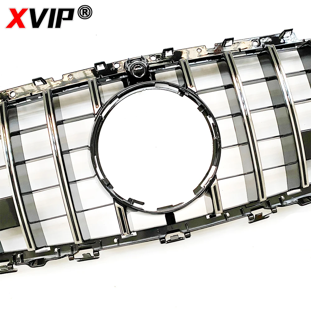 XVIP GTR نمط الجبهة العلوي مصبغة الشوايات الفضية لمرسيدس بنز CLS-Class C257 2019-2022 CLS350 CLS450 CLS53 AMG سباق الشوايات