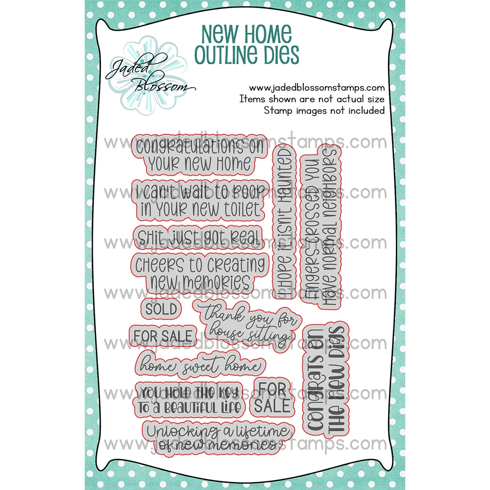 Housing Parts 2026 New Metal Cutting Dies Clear Stamps Stencil Handmade DIY Scrapbooking Photo Album Embossing Birthday Template view 6