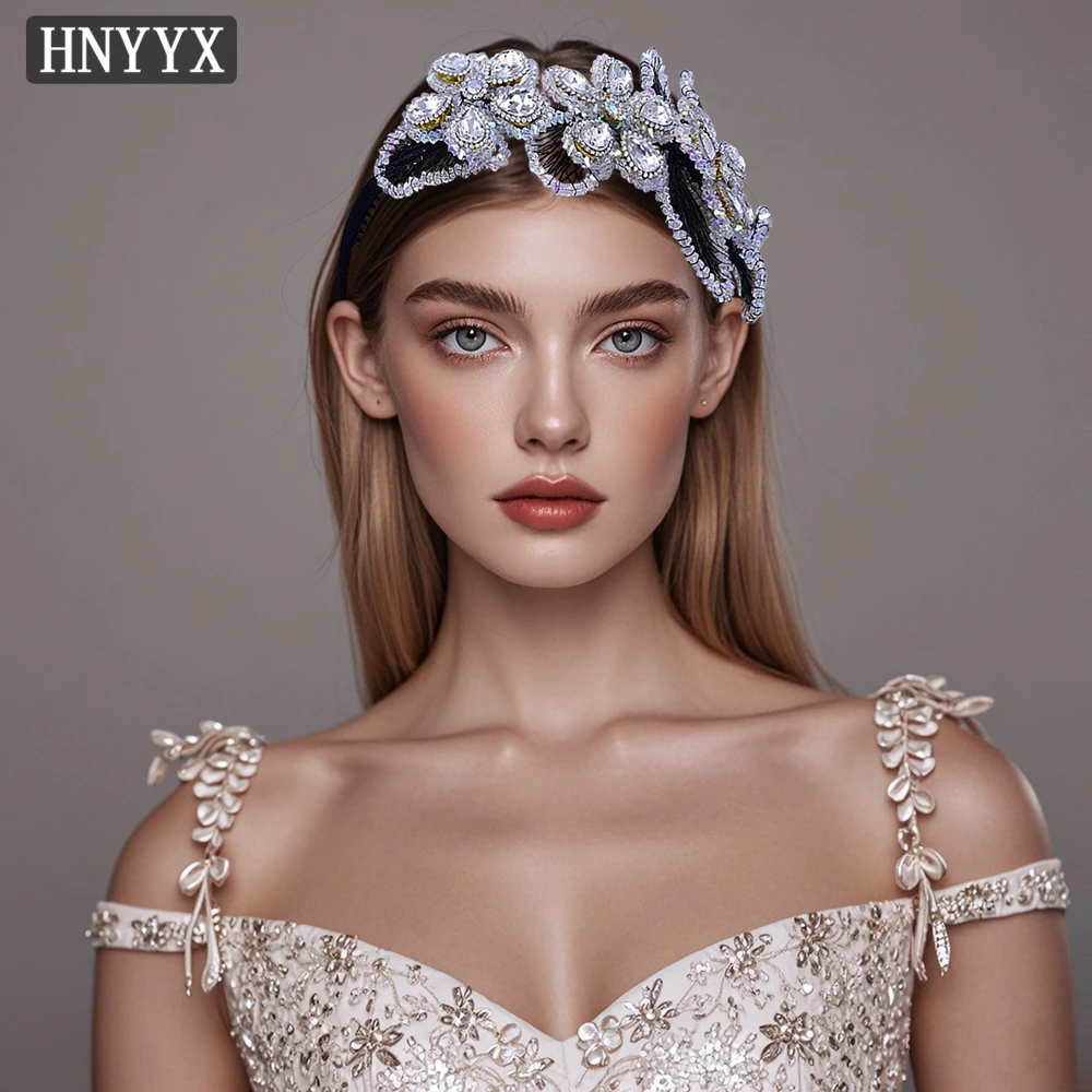 

YouLaPan Exquisite Wedding Bridal Headbands Hand Woven Luxurious Ladies' Banquet Dance Party Rhinestone Hair Accessories YXA185