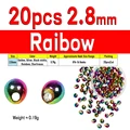 20 piezas de arcoíris de 208 mm
