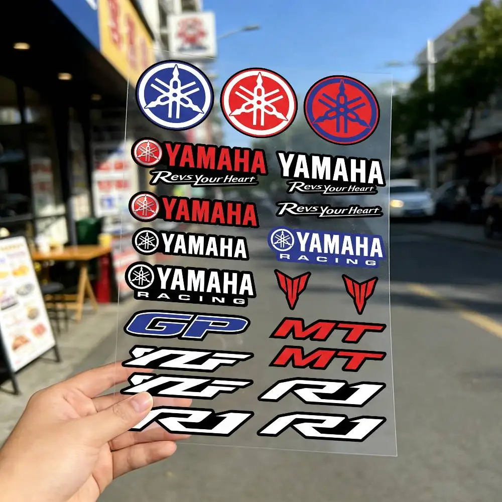 For Yamaha High Visibility Reflective Waterproof Decal Scratch Hide Sticker Fit Car Motorcycle Helmet Refrigerator
