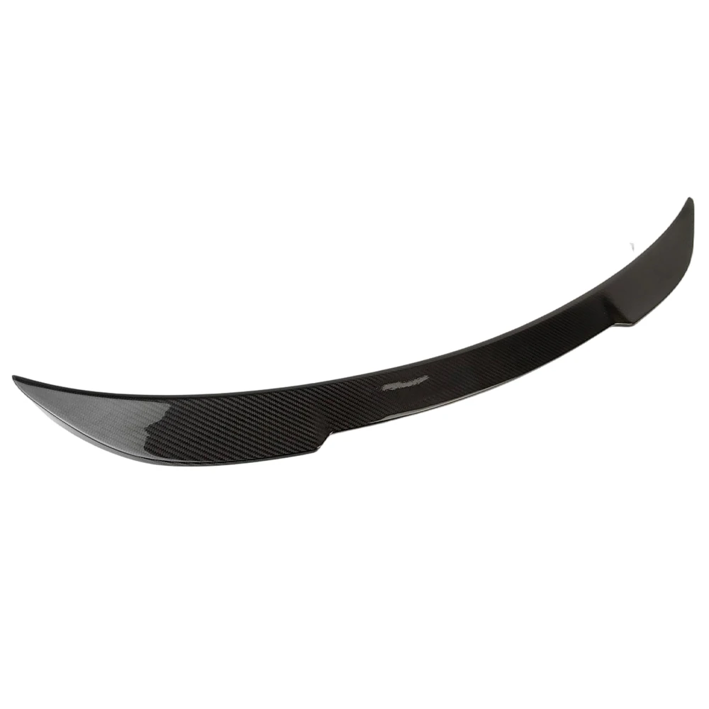 F82 Spoiler, 3*3 3K Twill Weaving CS-look Aerodynamic Autoclave Dry Carbon Fiber Rear Trunk Spoiler for BMW M4 Coupe 2015 - 2020