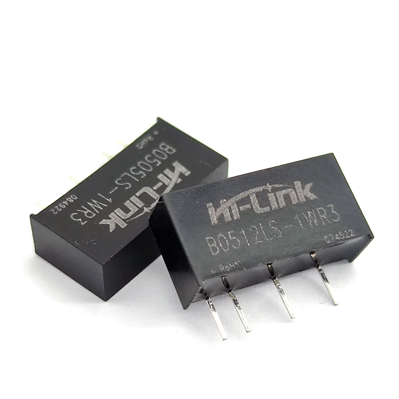 Hi-Link salida única 1W 3,3 V/5,5 V a 3,3 V/5V/9V/12V/15V/24V B0305LS-1WR3 B0505LS-1WR3 B0512LS-1WR3 DC módulo de fuente de alimentación