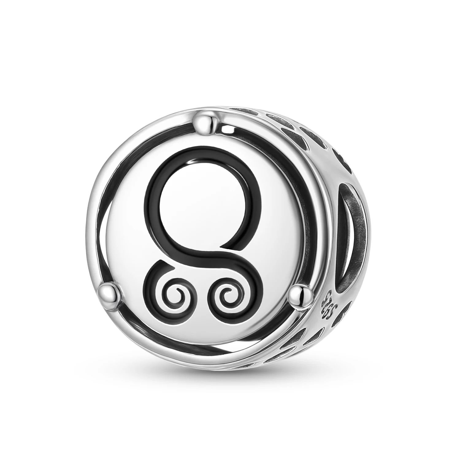 

Norse Troll Cross 925 Sterling Silver Charm Bead DIY Pendant Charm Fits Original Bracelet Jewelry Gift