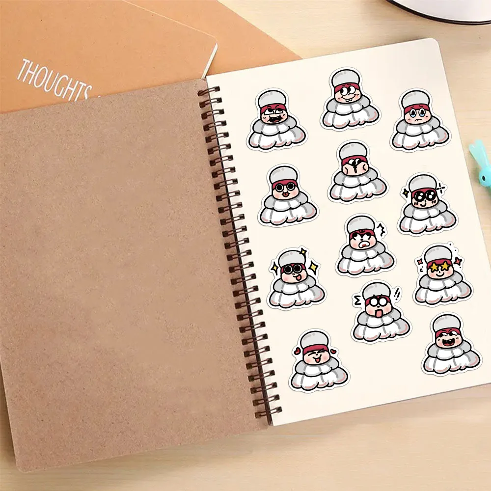40PCS Creative Badminton Stickers Cartoon Creative Graffiti Niche Pattern Decorative Booklet Waterproof Stickers