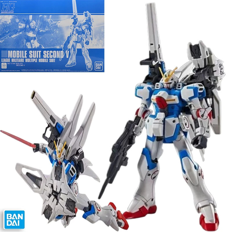 

OriginalBandai PB limited HGUC HG 1/144 MOBILE SUITSecondV Gundam anime character assembled model collection toy children's gift