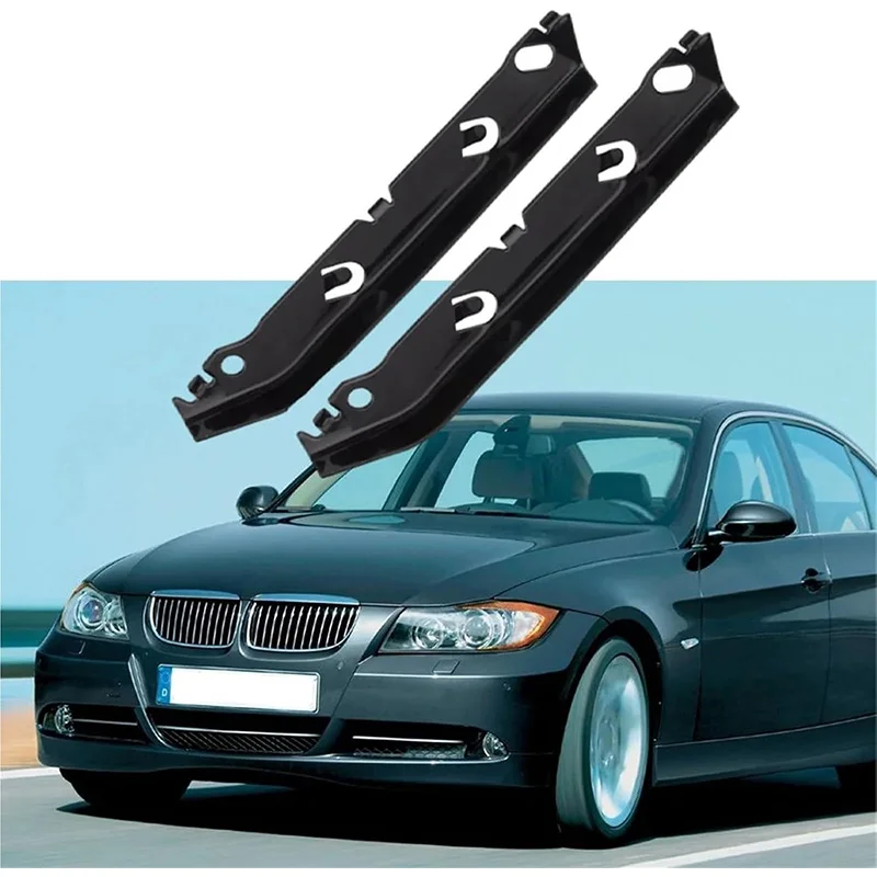 51117134097 51117134098 1 Pair Left Right Front Bumper Bracket Retainer Support For BMW E90 E91 2007-2012 323i 325i 328i 330i