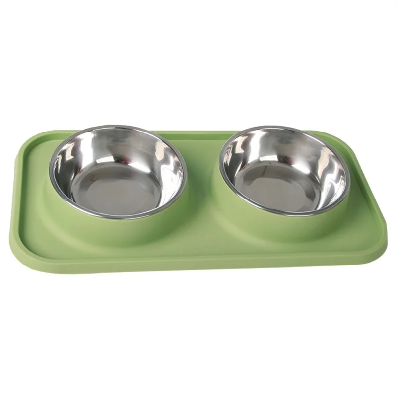 2 In 1 Stainless Steel Dog Bowls Anti-Ants Double Pet Bowl Wholesale Pet Feeding Bowl With Low Price