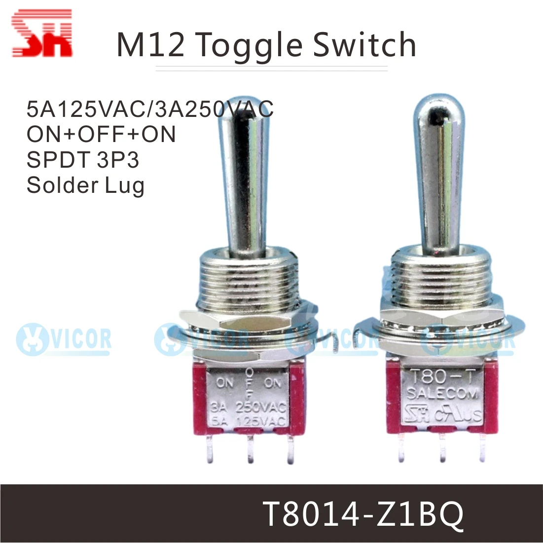 M12 Big head toggle switch 8011 T8012 T8013 T8014 T8012A-Z1BQ T8014A-Z1BQ T8013A-Z1BQ T8014B-Z1BQ  SH