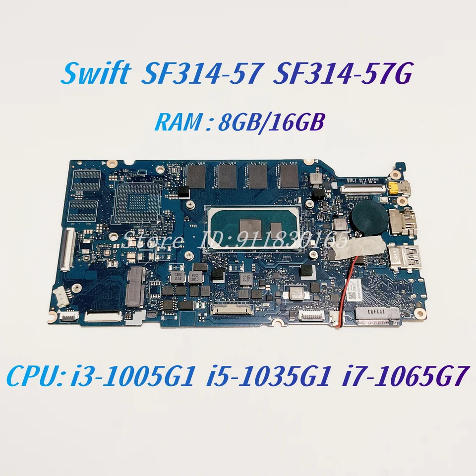 Placa-mãe portátil para Acer Swift, NB8511, PCB, MB, V5, SF314-57