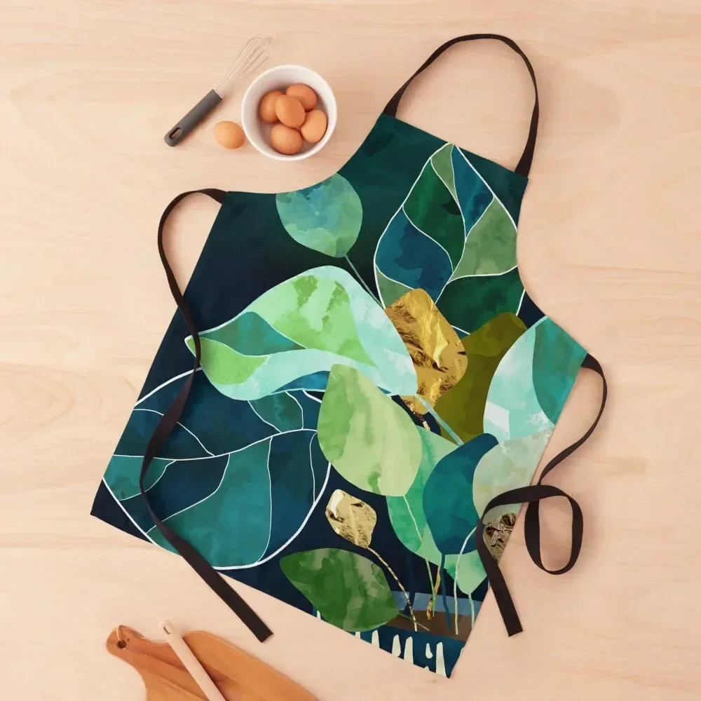 

Indigo Plant I Apron home women Household Items Useful restaurant accessories Kitchens Woman Apron