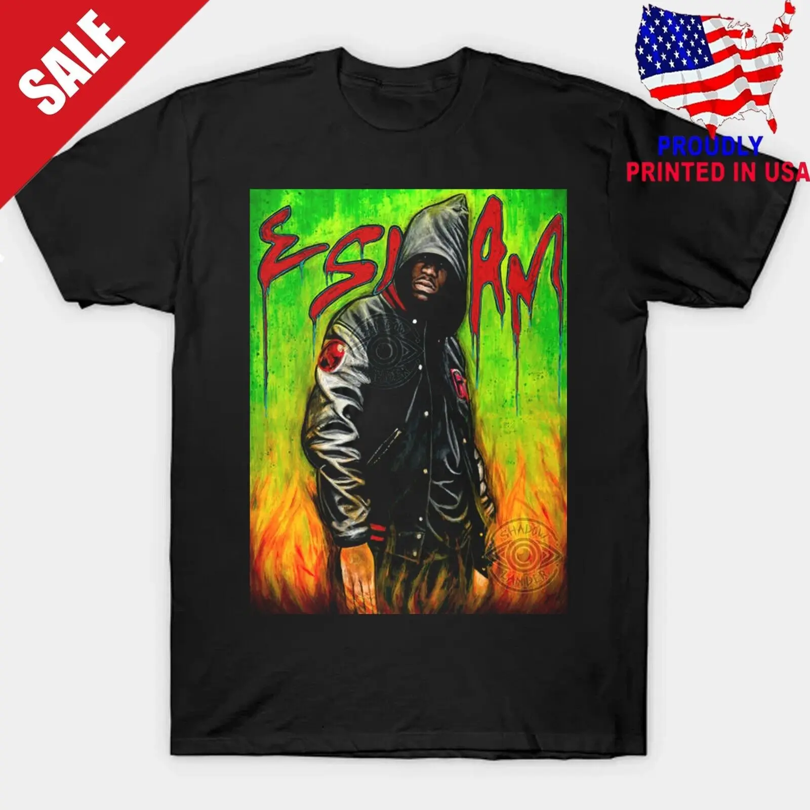 

Classic esham sale shirt Short Sleeve Men S-5XL Tee 1HN973