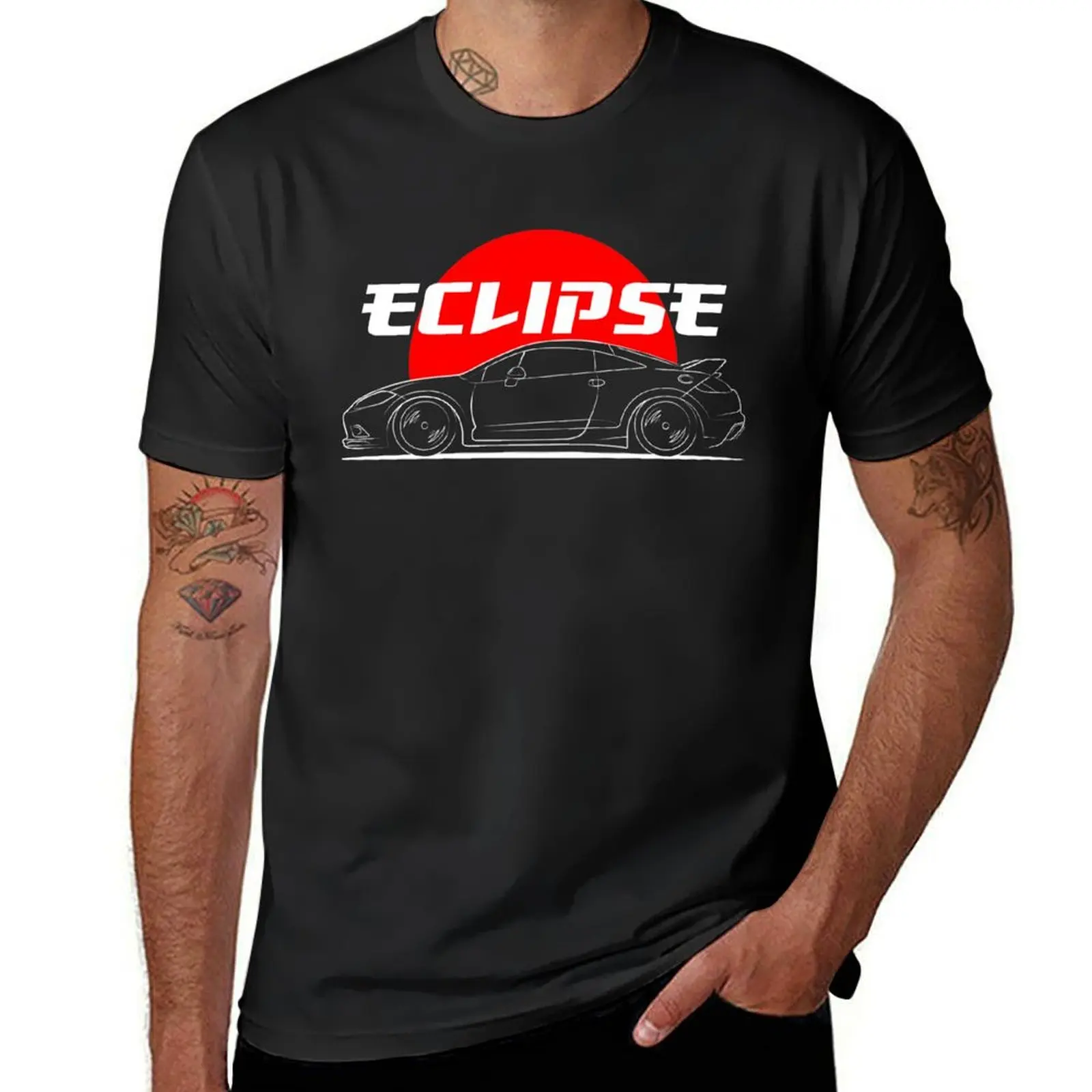 4G Eclipse T-Shirt plus size tops plain Aesthetic clothing quick drying designer t shirt men