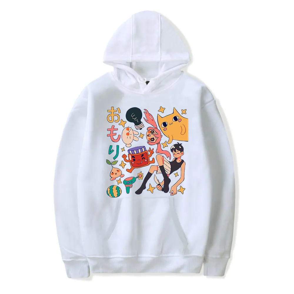 Hot Game Omori Vintage 90s Hoodie Men and Women Hip-hop Spring Sweatshirt Sports Harajuku Pullover Outwear