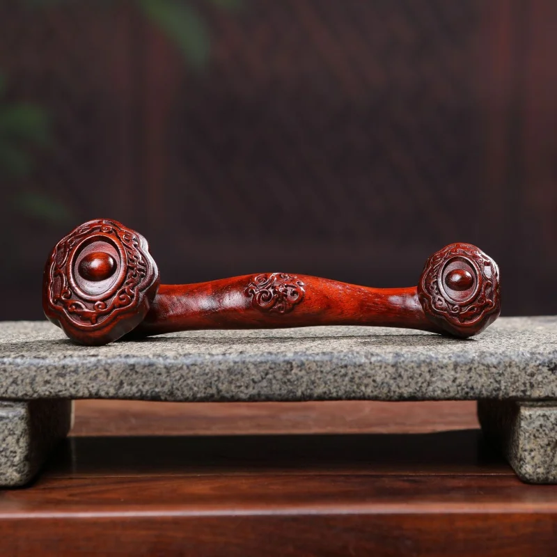 [Ruyi] Rosewood Carving Hand Pieces Pendant Solid Wood Crafts Home Ornaments Retro Pendant One Piece Dropshipping