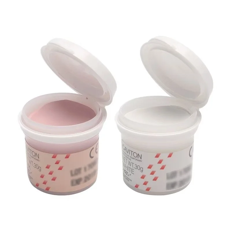 Materiales dentales Cemento dental temporal Fuji GC/CAVITON Material de sellado temporal para uso dental 30g Blanco Rosa