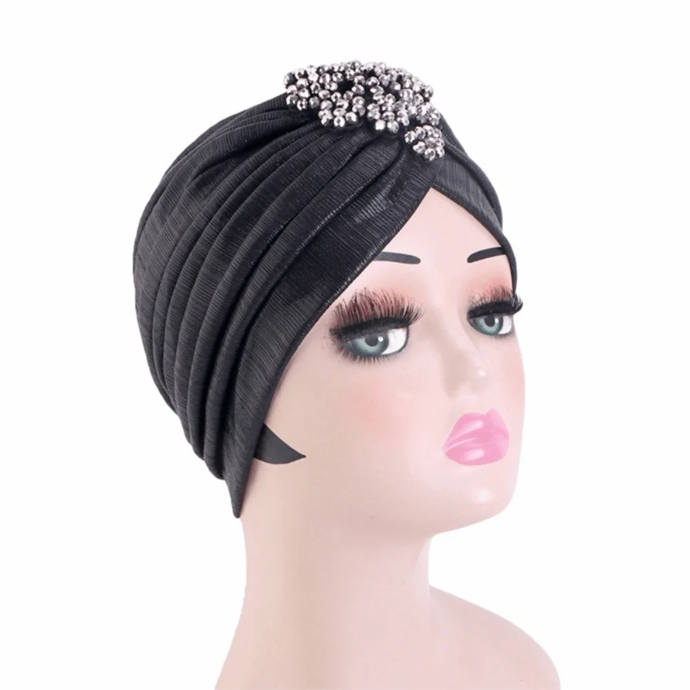 

Шляпа с узлом из бисера Gat, однотонная позолоченная арабская национальная шляпа, мягкая повязка на голову, кепка, этнический платок, этническая культура