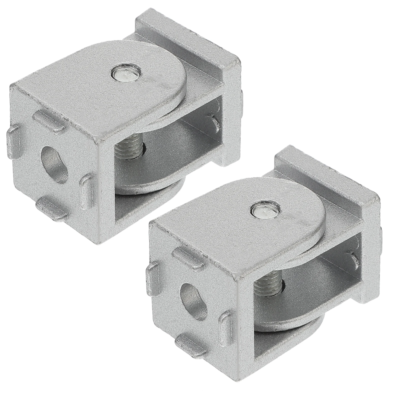 

2pcs Zinc Alloy Pivot Joint Connector for Aluminum Profile Flexible Swivel Hardware Angle Code Bracket