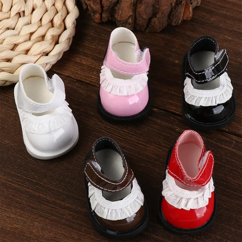 PU Leather PU Leather Bow Doll Shoes Doll Shoes Boots Shoes Leather Shoes Dolls Mini Cute Doll Shoes Boots Children Toys