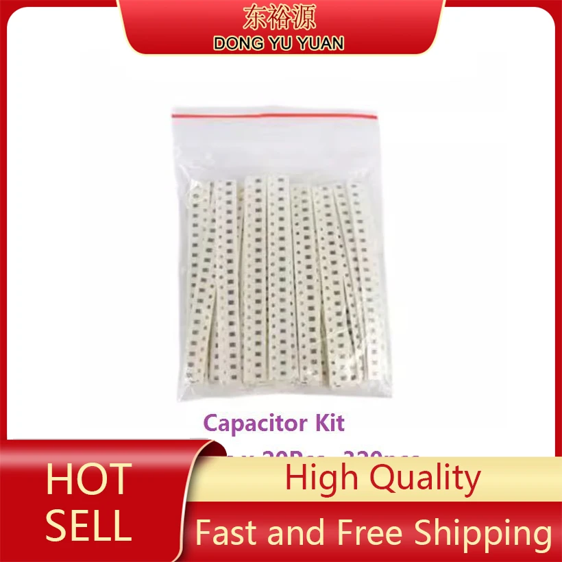 0805 Capacitor SMD 36 valores * 20pcs = 720pcs 1pF ~ 10uF Kit de amostras 10NF 22NF 33NF 47NF 68NF 100NF 220NF 470NF 1UF 2.2UFF 4.7UF 10UF
