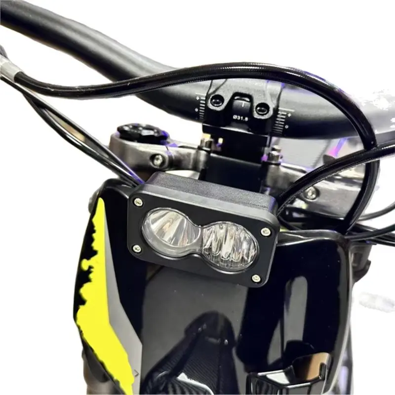 【AC77 Top !! 】3X Motorcycle LED Headlight Kit For Sur-Ron Segway X260 And Talaria Flood Light Pods Combo Kit White Light