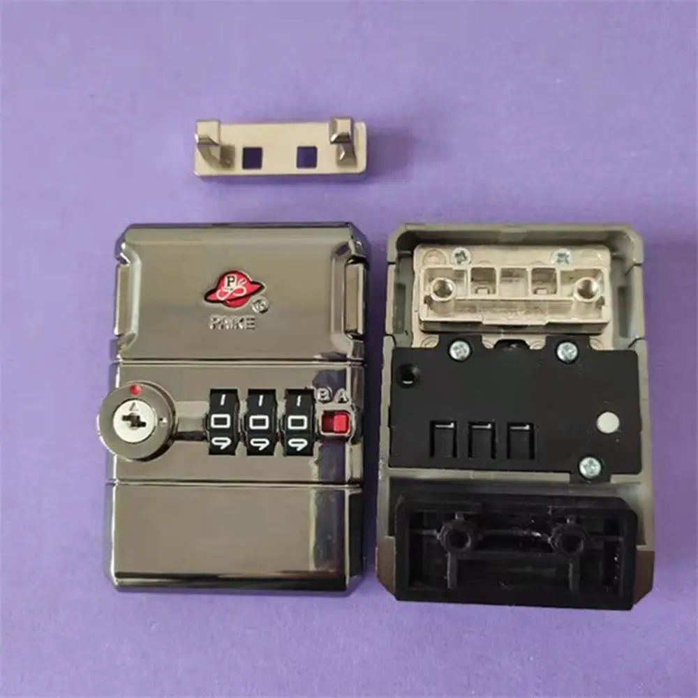 Durable TSA 3 Digit Combination Lock Security Tool Lock Catch Customs Password Lock Padlock Suitcase Luggage Coded Lock Travel