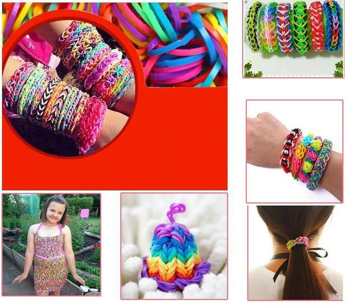 25 سنتيمتر المنوال ل الملونة المطاط الفرقة DIY إلى النسيج آلة اليدوية محبوك مطاطا سلسلة سوار الفن و الحرفية Kintting لعبة