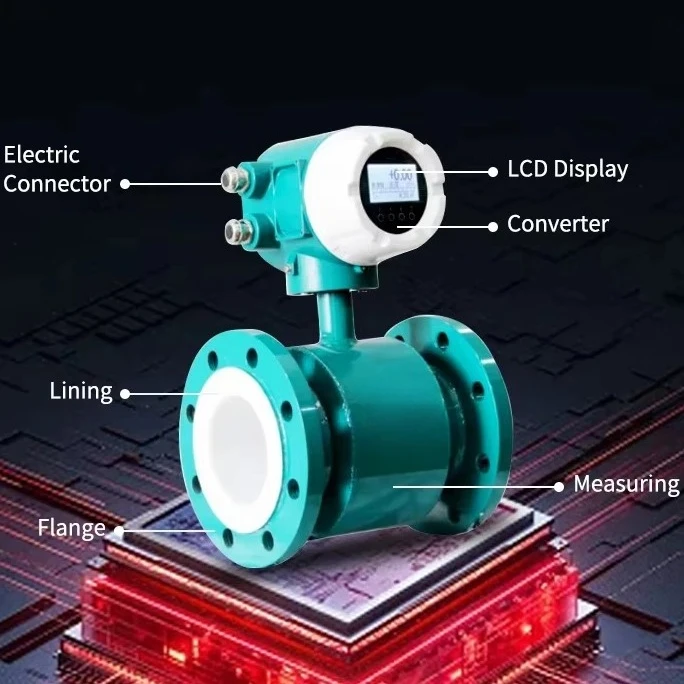 Medidor de agua electromagnético de aire de combustible líquido de río de aceite Digital de turbina