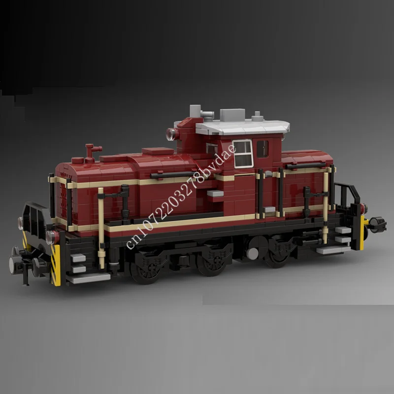 707PCS Shunter Locomotive Series MOC Bulk Freight Wagon Model Building Blocks DIY Assembly Bricks Toy Birthday Christmas Gifts